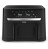 TEFAL Dual Easy Fry Essential Airfryer | EY901N | Power 2700 W | Capacity 8.3 L | Black