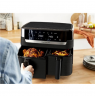 TEFAL Dual Easy Fry Essential Airfryer | EY901N | Power 2700 W | Capacity 8.3 L | Black