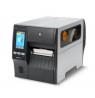 TT Printer ZT411, 4", 300 dpi, Euro and UK cord, Serial, USB, 10/100 Ethernet, Bluetooth 4.1/MFi, USB Host, Peel, EZPL
