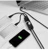 AXAGON HUE-S2BP USB-A hub, 4x USB 3.0, external power supply - 1.2 m, power adapter
