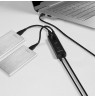 AXAGON HUE-S2BP USB-A hub, 4x USB 3.0, external power supply - 1.2 m, power adapter