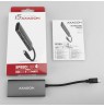 AXAGON HMC-4G2 Multiport Hub, USB 3.1, 2x USB-A, 2x USB-C