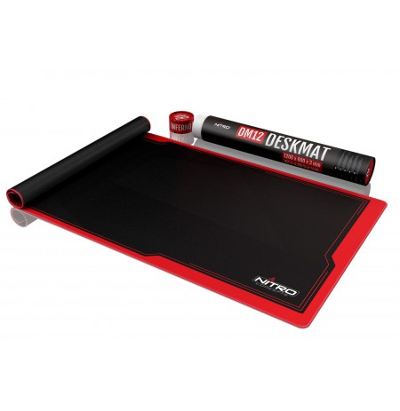 Nitro Concepts Deskmat, 1200x600mm - black/red
