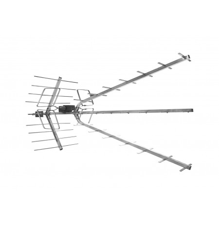 Directional antenna for digital terrestrial television reception DVB-T/DVB-T2