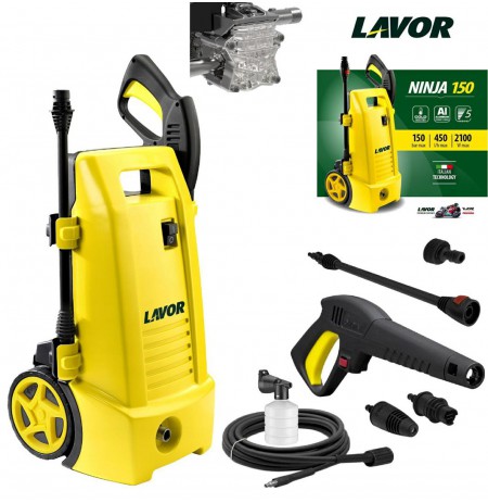 LAVOR NINJA Pressure Washer with 2100W power, 150BAR pressure