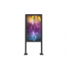 EDBAK | Floor stand | POK101 | 55 " | Maximum weight (capacity) 80 kg | Black