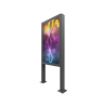 EDBAK | Floor stand | POK101 | 55 " | Maximum weight (capacity) 80 kg | Black