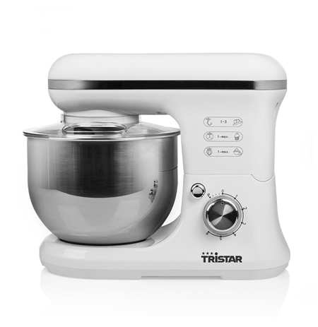 Tristar Kitchen Machine | MX-4817 | 1200 W | Number of speeds 6 | Bowl capacity 5 L | White