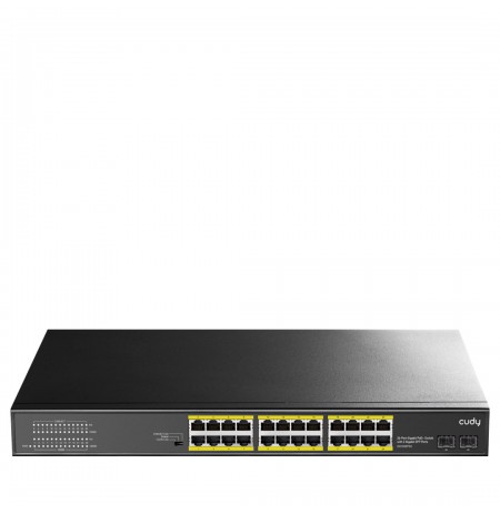 Cudy GS1028PS2 network switch Gigabit Ethernet (10/100/1000) Power over Ethernet (PoE) Black
