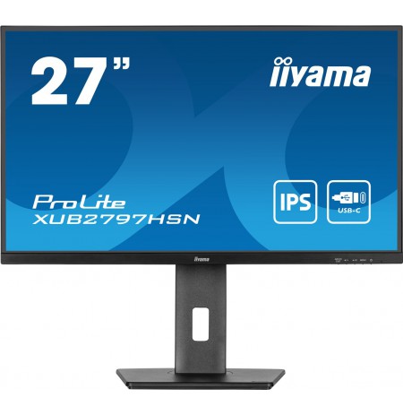 iiyama ProLite XUB2797HSN-B2 computer monitor 68.6 cm (27") 1920 x 1080 pixels Full HD LED Black