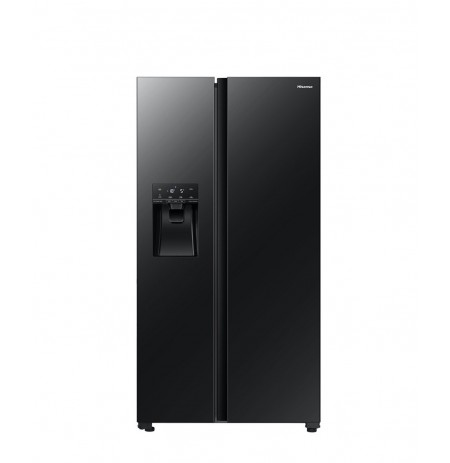 Hisense RS694N4GBE side-by-side refrigerator Freestanding 562 L E Black