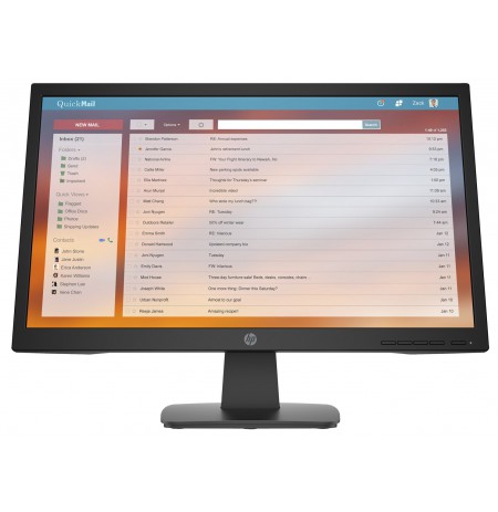 HP P22v G4 computer monitor 54.6 cm (21.5") 1920 x 1080 pixels Full HD Black