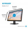 HP P22v G4 computer monitor 54.6 cm (21.5") 1920 x 1080 pixels Full HD Black