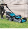 Makita LM001GZ lawn mower Push lawn mower Battery Black, Blue