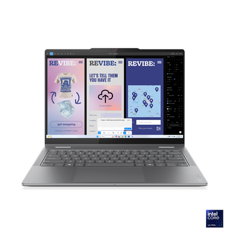 Lenovo Yoga 7 2-in-1 14ILL10 | Luna Grey | 14 " | OLED | Touchscreen | WUXGA | 1920 x 1200 pixels | Glossy | Intel Core Ultra 5 