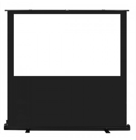 Maclean Portable Projection Screen, Compact, Floor-Standing, 80", 16:10, MC-212