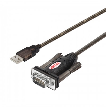 UNITEK Y-105 cable interface/gender adapter USB v. 1.1. RS232 Black