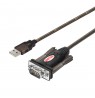 UNITEK Y-105 cable interface/gender adapter USB v. 1.1. RS232 Black