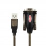 UNITEK Y-105 cable interface/gender adapter USB v. 1.1. RS232 Black