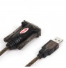 UNITEK Y-105 cable interface/gender adapter USB v. 1.1. RS232 Black