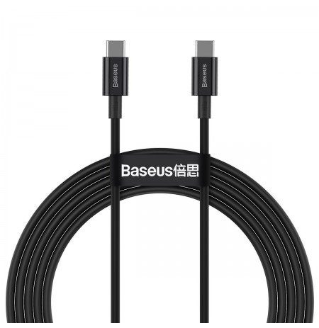 Baseus Superior Series Cable USB-C to USB-C, 100W, 2m (black)