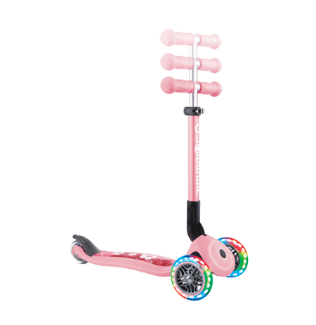 Globber Scooter Junior Foldable Fantasy Lights | 433-210 | Pastel Pink