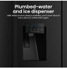 Hisense RQ760N4IFE side-by-side refrigerator Freestanding 577 L E Black