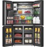 Hisense RQ760N4IFE side-by-side refrigerator Freestanding 577 L E Black