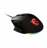 MSI CLUTCH GM20 ELITE Optical Gaming Mouse '6400 DPI Optical Sensor, 6 Programmable button, Dual-Zone RGB, Ergonomic design,