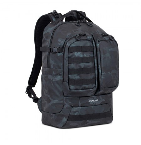 Rivacase Sherwood backpack Rucksack Camouflage, Navy Polyester, Polyurethane