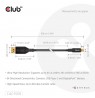 CLUB3D USB Type C Cable to DP 2.1 Bi-Directional VESA DP80 Certified Cable M/M 1m/3.28ft