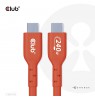 CLUB3D USB2 Type-C Bi-Directional USB-IF Certified Cable Data 480Mb, PD 240W(48V/5A) EPR M/M 3m / 9.84 ft