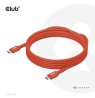 CLUB3D USB2 Type-C Bi-Directional USB-IF Certified Cable Data 480Mb, PD 240W(48V/5A) EPR M/M 3m / 9.84 ft