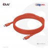 CLUB3D USB2 Type-C Bi-Directional USB-IF Certified Cable Data 480Mb, PD 240W(48V/5A) EPR M/M 3m / 9.84 ft