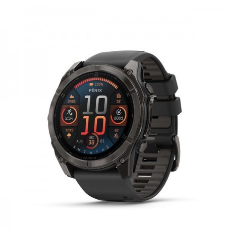 Garmin Fenix 8 3.56 cm (1.4") AMOLED 51 mm Digital 454 x 454 pixels Touchscreen Titanium Wi-Fi GPS (satellite)