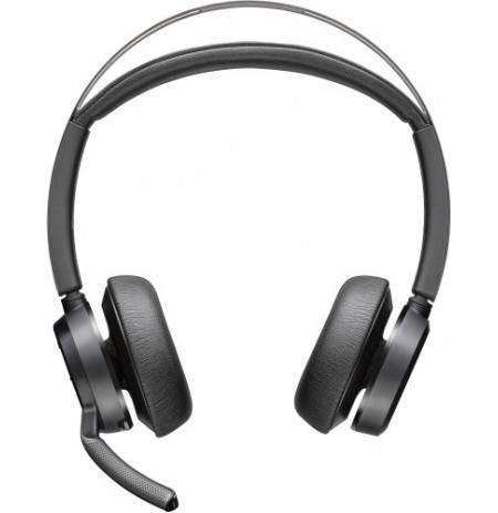Poly Voyager Focus 2 MS Teams Belaidės ausinės, Bluetooth, USB-A, BT700, Juoda