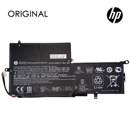 Nešiojamo kompiuterio baterija HP PK03XL, 4913mAh, Original