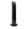Tristar | VE-5865 | Tower Fan | Black | Diameter 24 cm | Number of speeds 3 | Oscillation | 40 W | Remote control