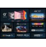 TCL C65 Serie C6 Smart TV QLED 4K 85" 85C655, audio Onkyo con subwoofer, Dolby Vision - Atmos, Google TV