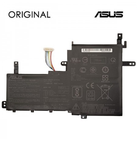 Nešiojamo kompiuterio baterija ASUS B31N1842, 3550mAh, Original