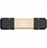 Silicon Power DS72 | 500 GB | USB Type-A/USB Type-C 3.2 Gen 2 | Gold