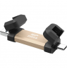Silicon Power DS72 | 250 GB | USB Type-A/USB Type-C 3.2 Gen 2 | Gold