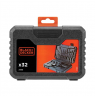BLACK & DECKER | 32 Piece Drilling and Screwdriving Set | A7216-XJ
