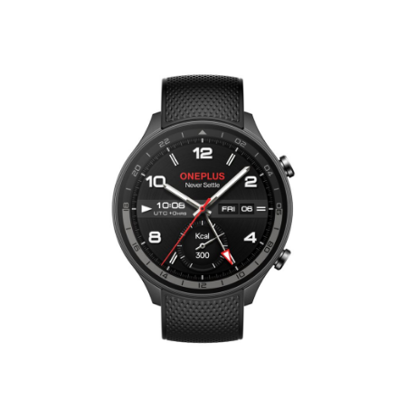 OnePlus Watch 2R | GPS (satellite) | AMOLED | 46mm | Gunmetal Gray