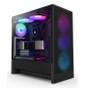 CASE MIDITOWER ATX W/O PSU/BLACK H5 FLOW RGB 2024 NZXT