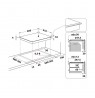 Whirlpool SMO 654 OF/BT/IXL Black Built-in 65 cm Zone induction hob 4 zone(s)