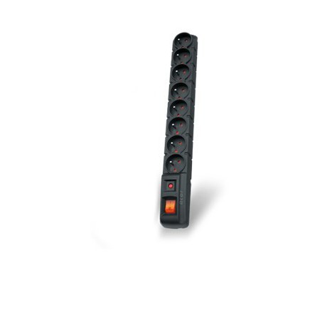 ACAR S8 power extension 1.5 m 8 AC outlet(s) Indoor Black