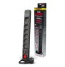 ACAR W2437 surge protector Black 6 AC outlet(s) 230 V 3m