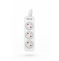 KERG power strip 3 sockets 3m 16A