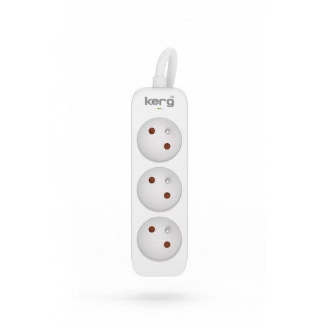 KERG power strip 3 sockets 1.5m 10A